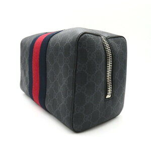 Gucci Supreme Black Accessories GG Accessory Pouch Bag